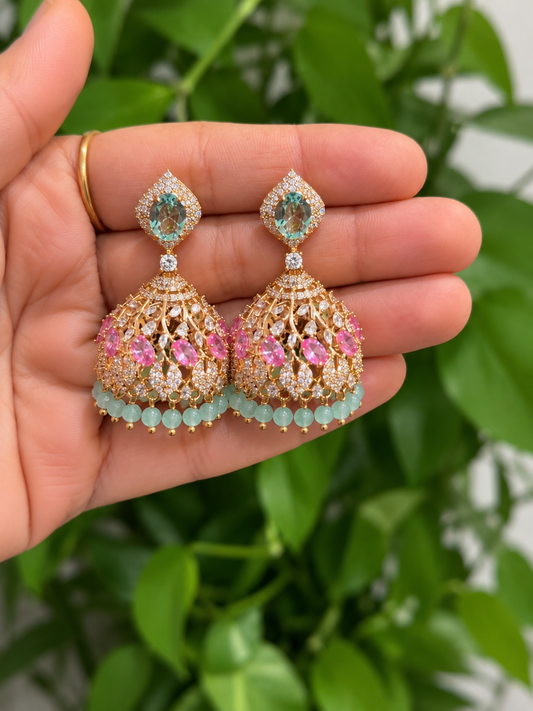 Hazoori Inspired Premium Jhumkis
