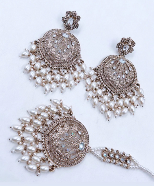 Earrings and Tikka Set