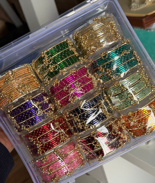 Sonia Kashmiri Bangles Sets-Full Box