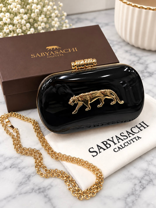 Sabya Inspired Metallic Clutch