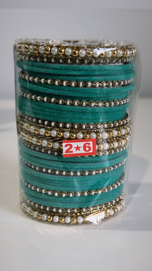 Light Green Bangle Set