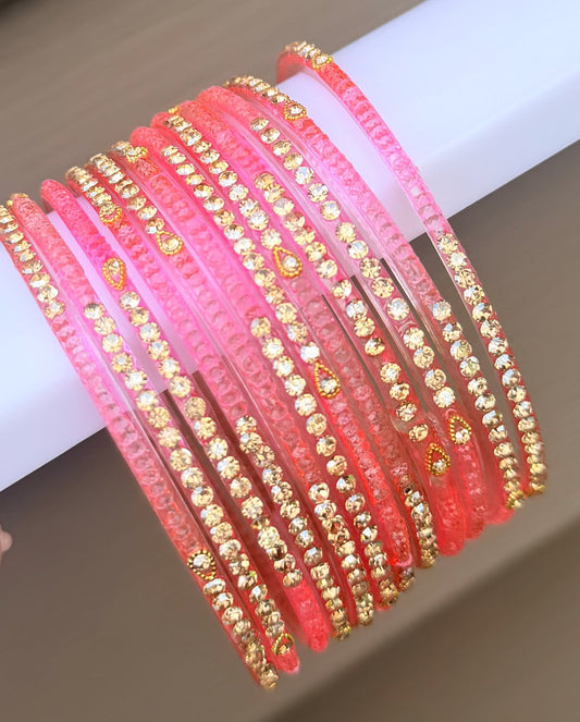 Naina Glass Bangle Set
