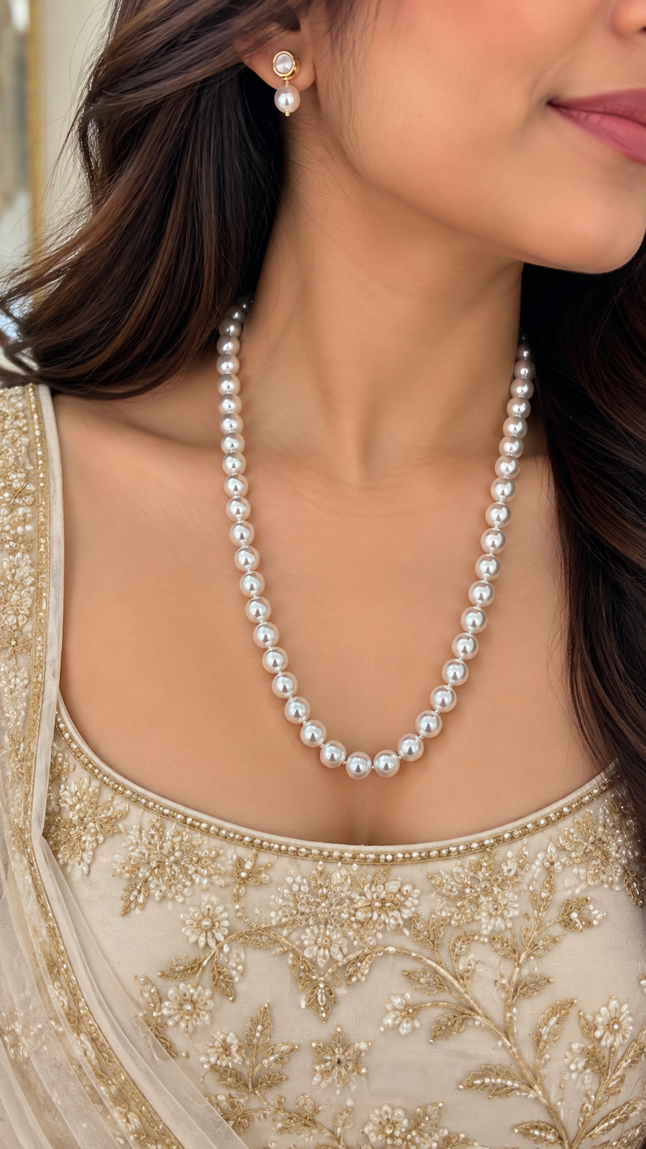 Noor Pearl Necklace Set