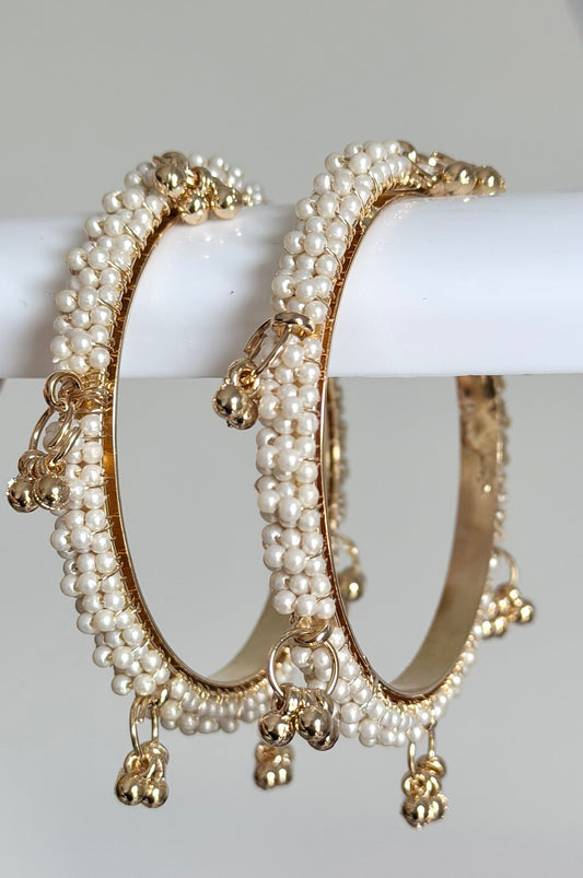 Pearl Kashmiri Ghungroo Bangle Set of 2