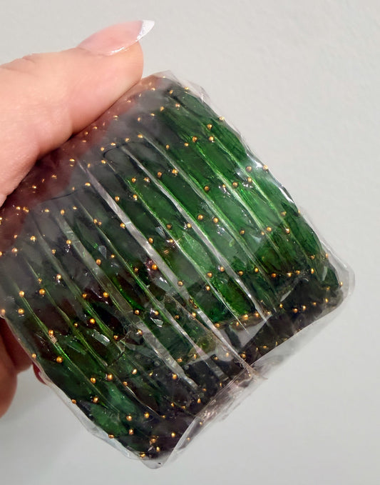 Sophia Glass Bangle Set