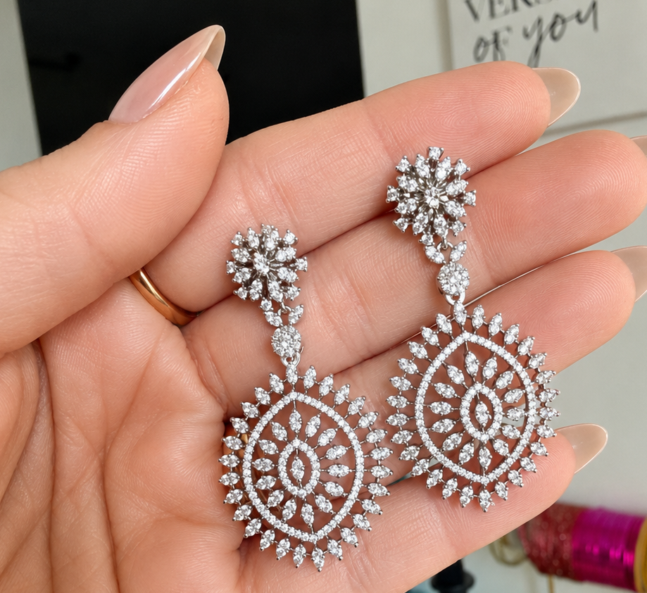Rani American Diamond Earrings