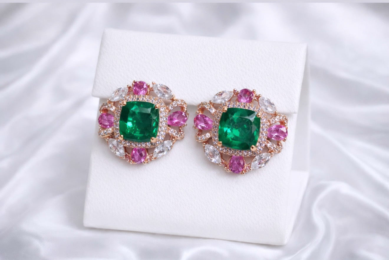 Hazoori Laal Inspired Earrings Studs