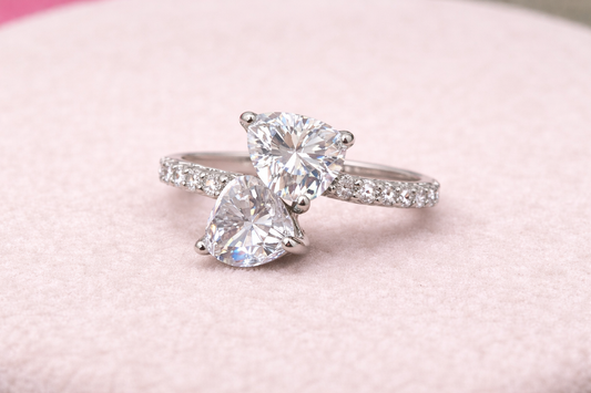VVS Clarity Heart Shaped Ring