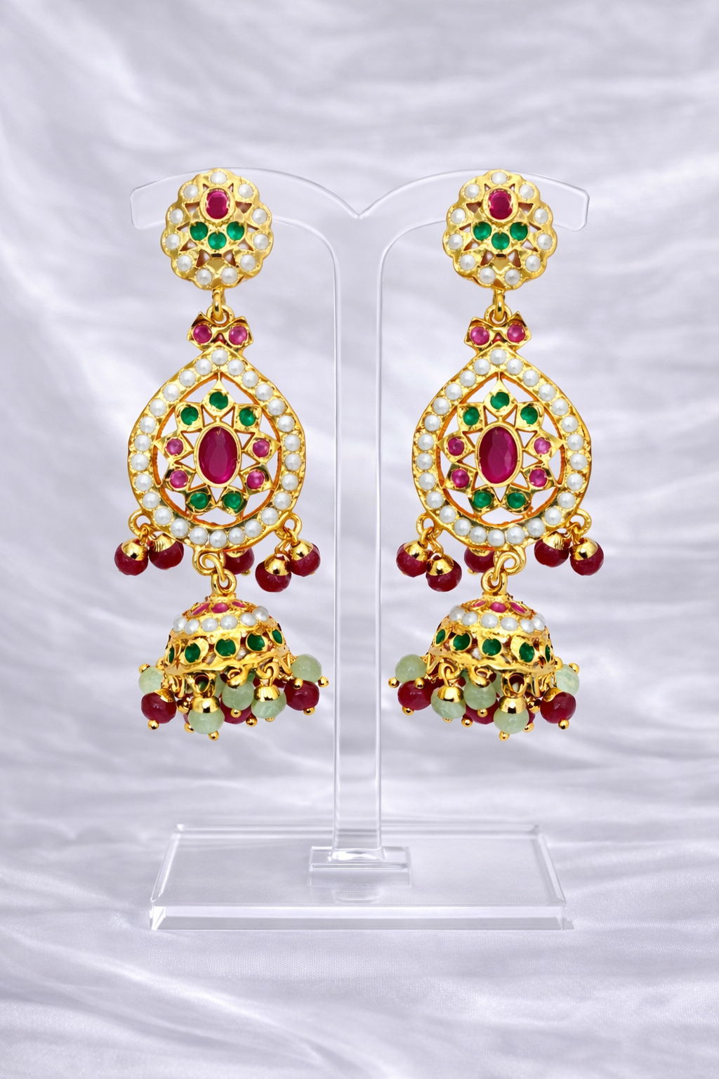 Jadau Earrings