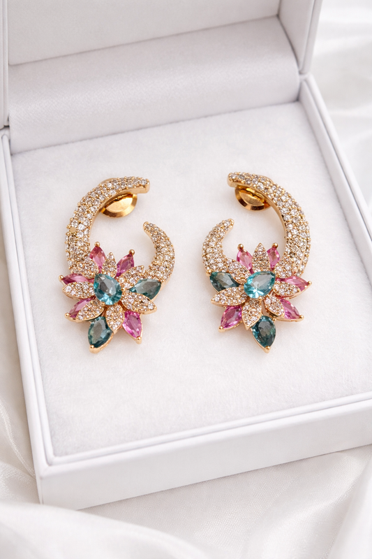 Azur Hazoori Laal Inspired Earrings