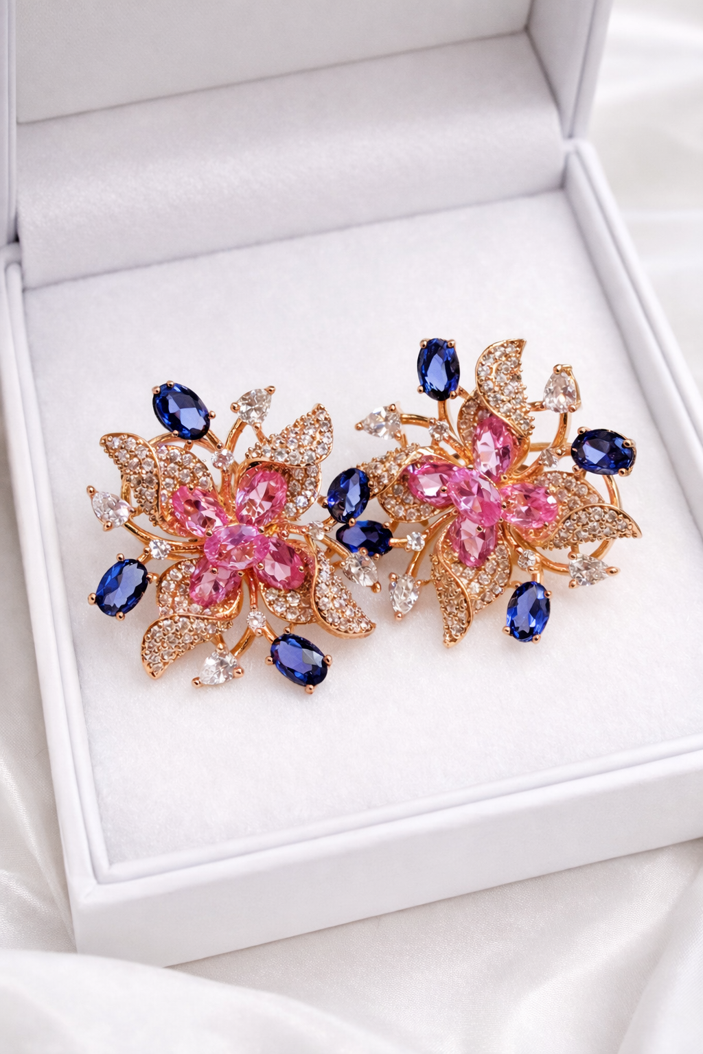 Hazoori Laal Inspired Studs Earrings