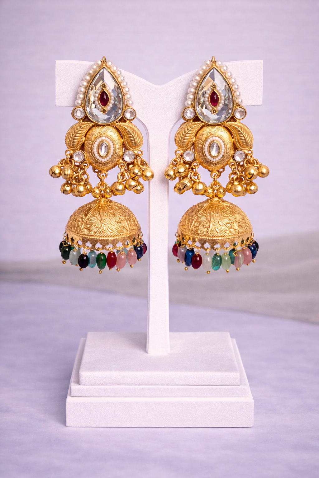 Mult-Color Kashmiri Earrings