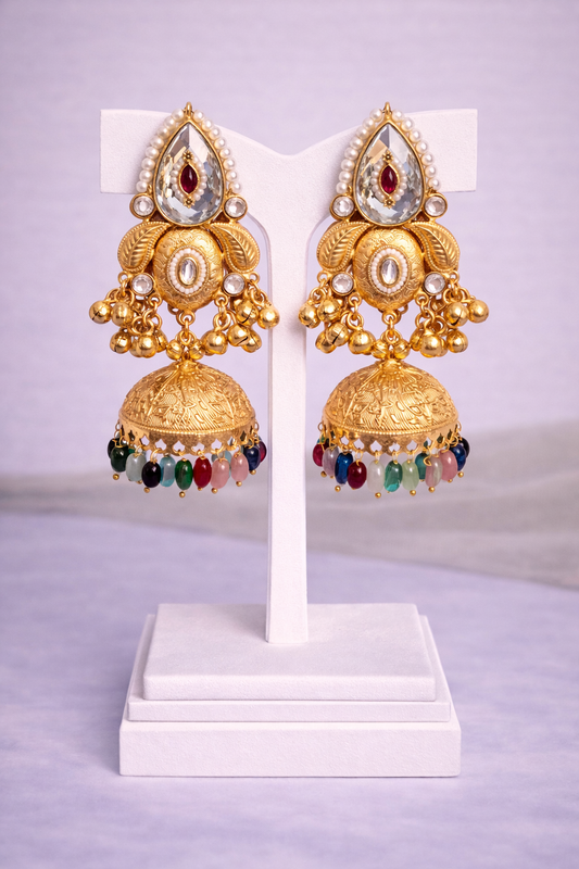 Mult-Color Kashmiri Earrings