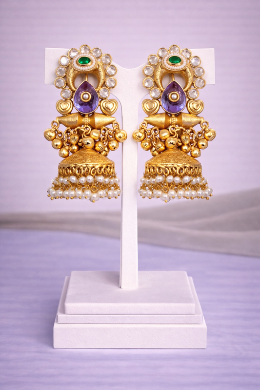 Noor-e-Mehar Jhumkas
