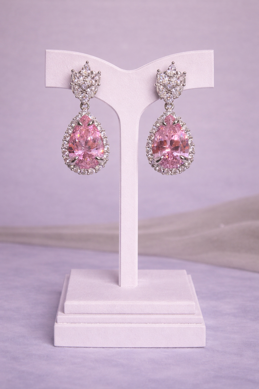 Inaya- CZ VVS Clarity Earrings