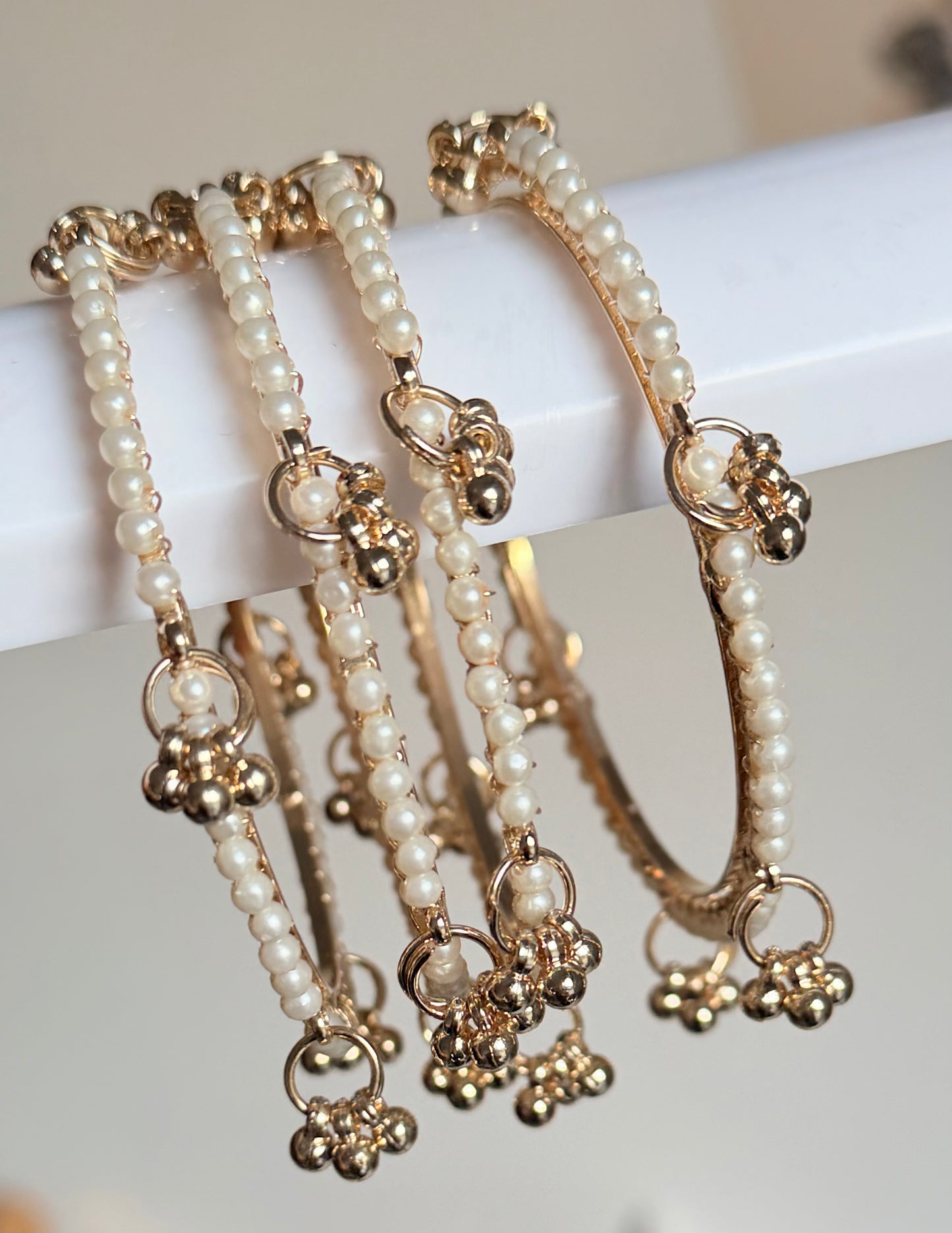 Trisha Pearl Kashmiri Ghungroo Bangles Set of 4