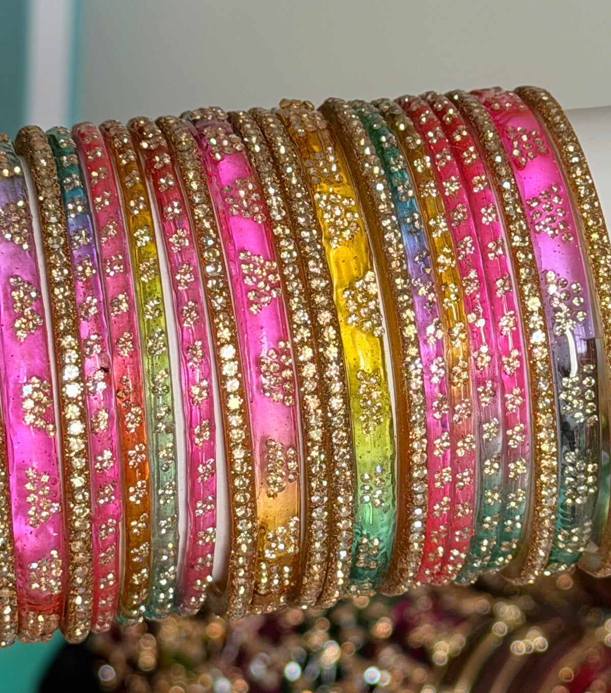 Sneha Glass Bangle Set