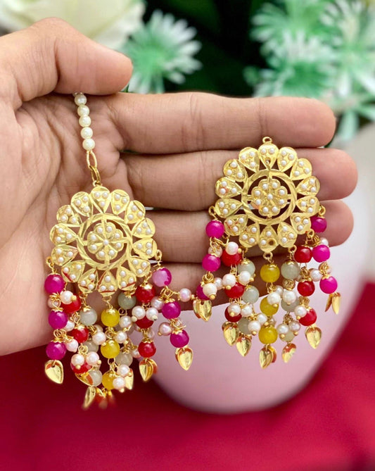 Earrings & Tikka Set