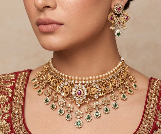 Kiara Traditional Choker Necklace Set