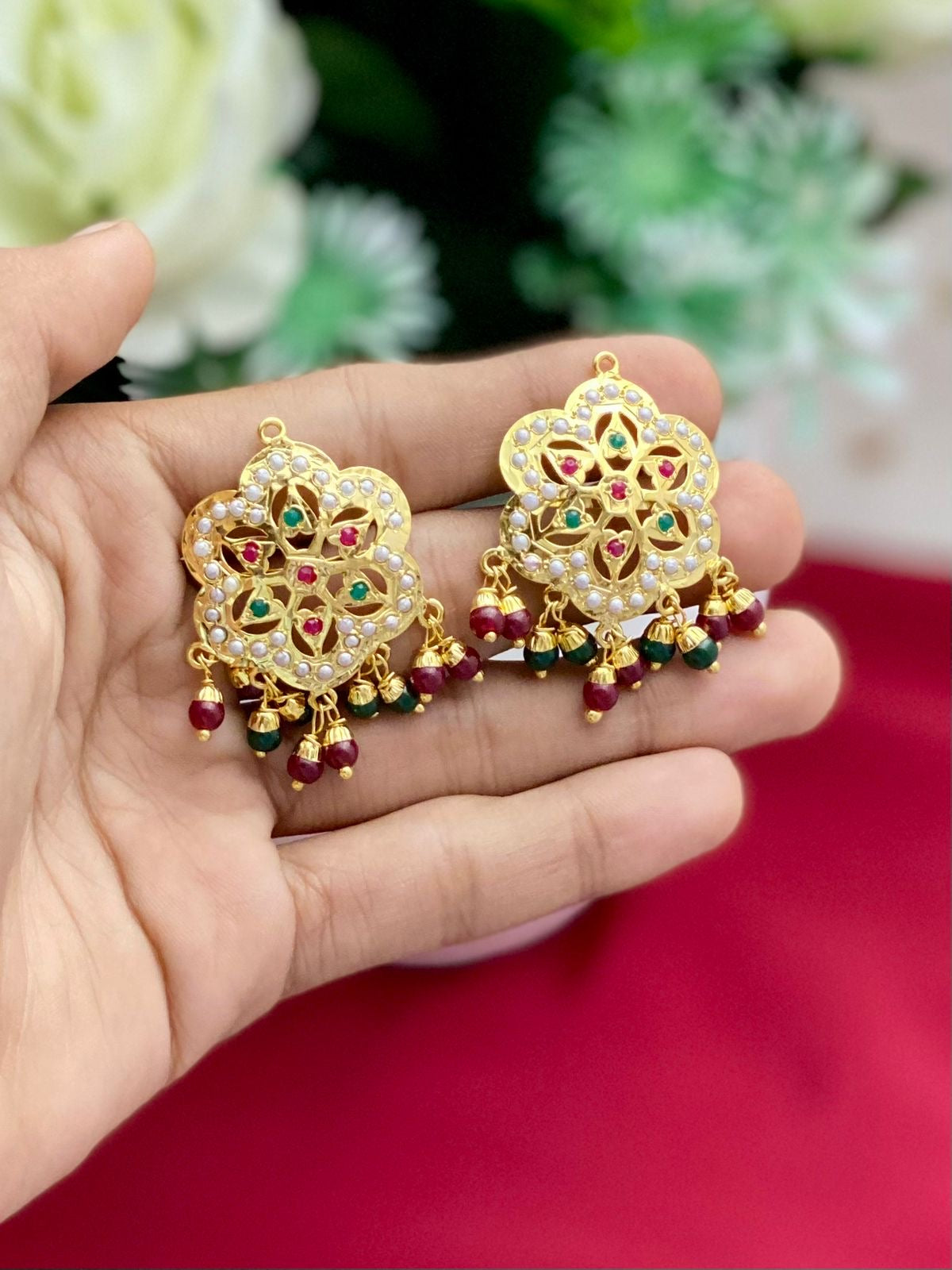 Earrings Peepal Patti Style