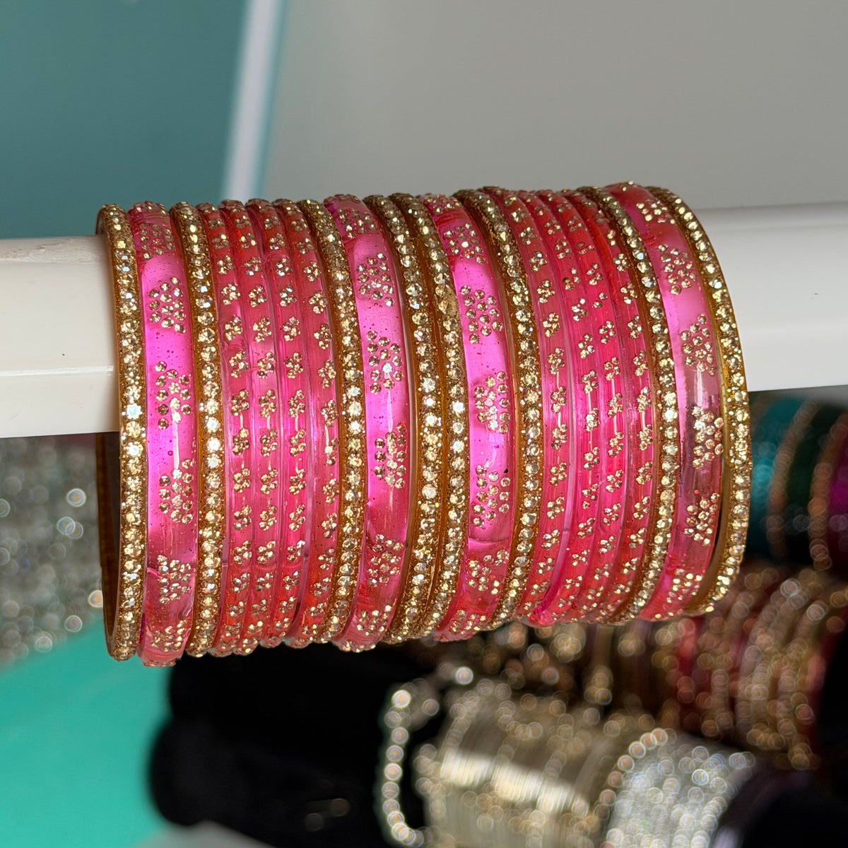 Mia Glass Bangle Set