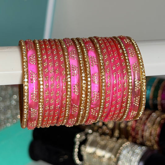 Mia Glass Bangle Set