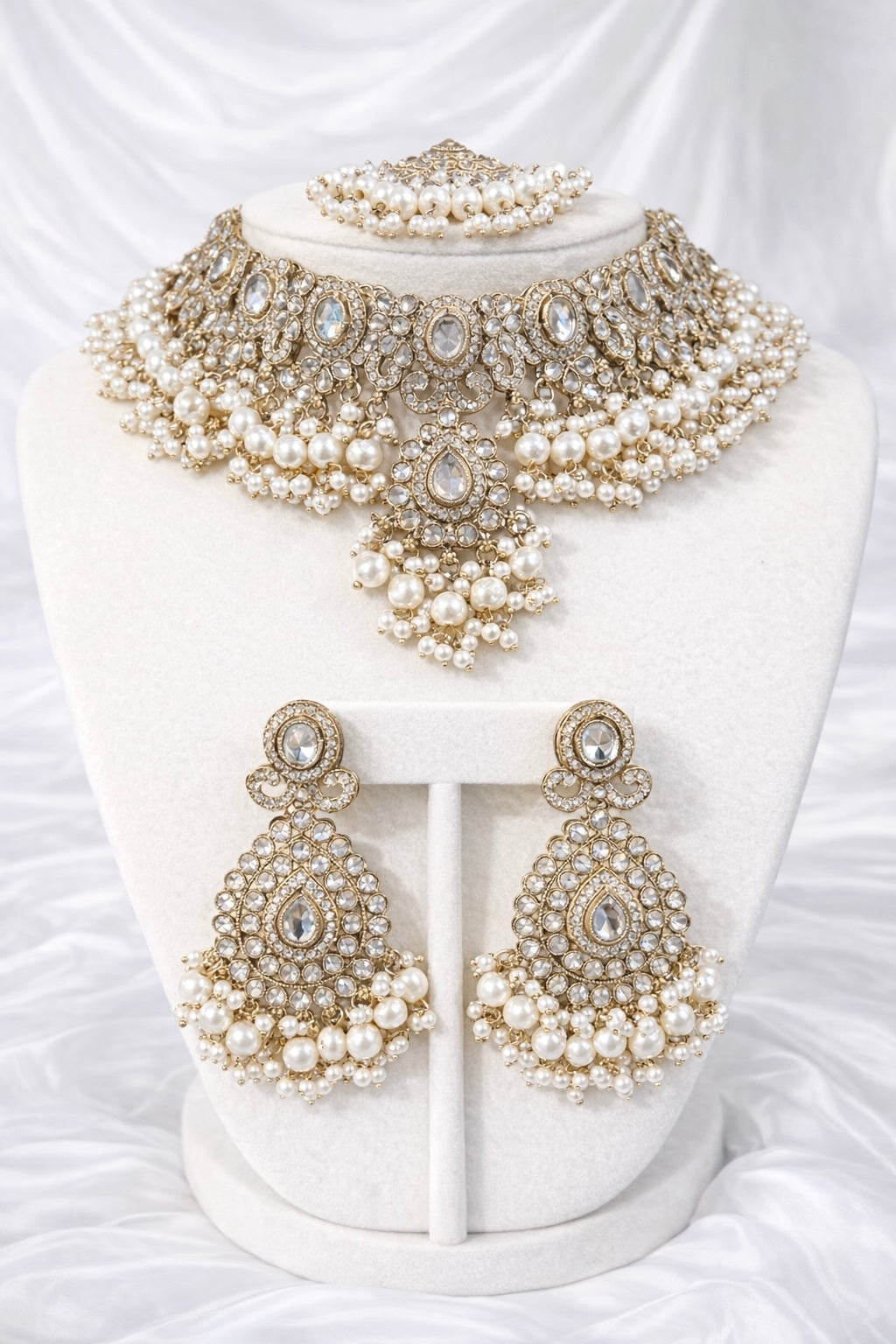 Nandini Kundan & Polki Necklace Set