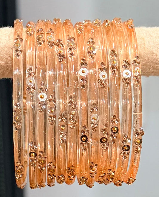 Sophia Glass Bangle Set