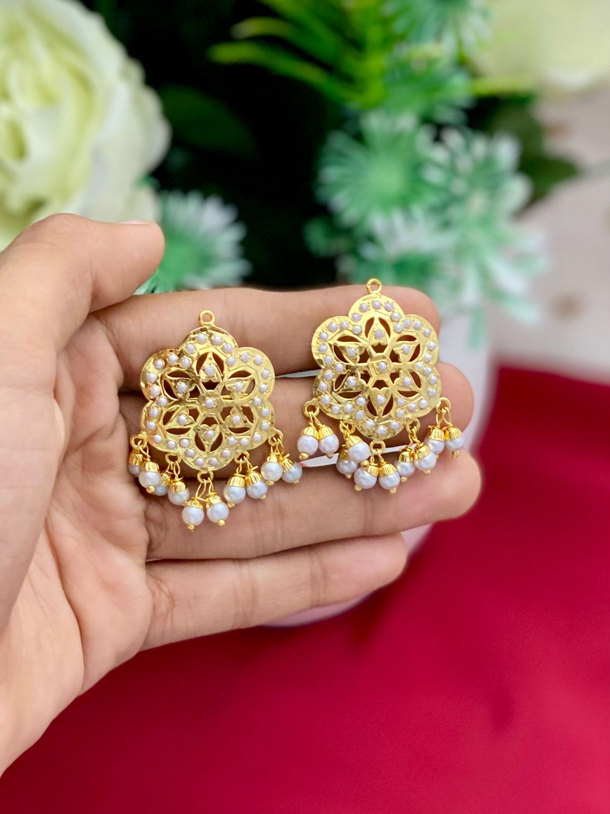 Earrings Peepal Patti Style