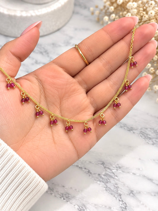 Khushi Gold Plated Anti Tarnish Pendant Chain