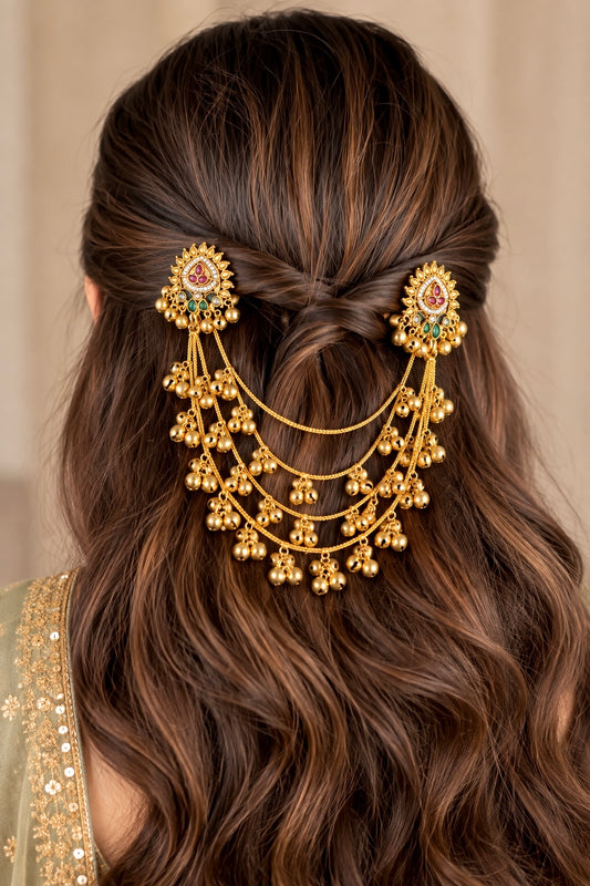 Sakshi Ghungroo Style Hair Accessory