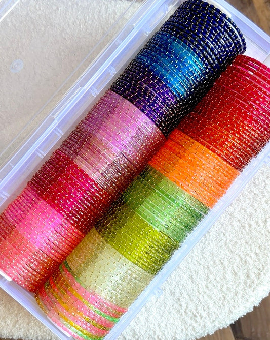 Raindrop Glass Bangle Box-Bangle Box is Included