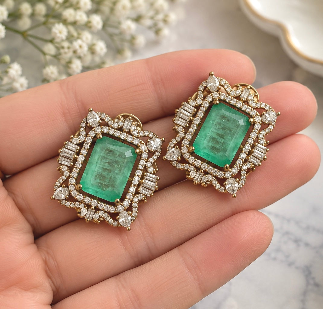 Piya Doublet Stone Studs