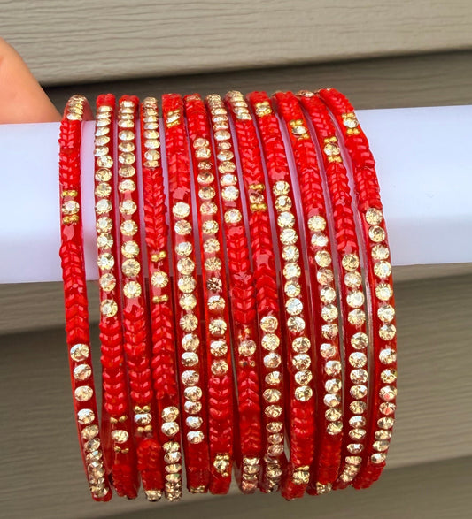 Dil Glass Bangle Set