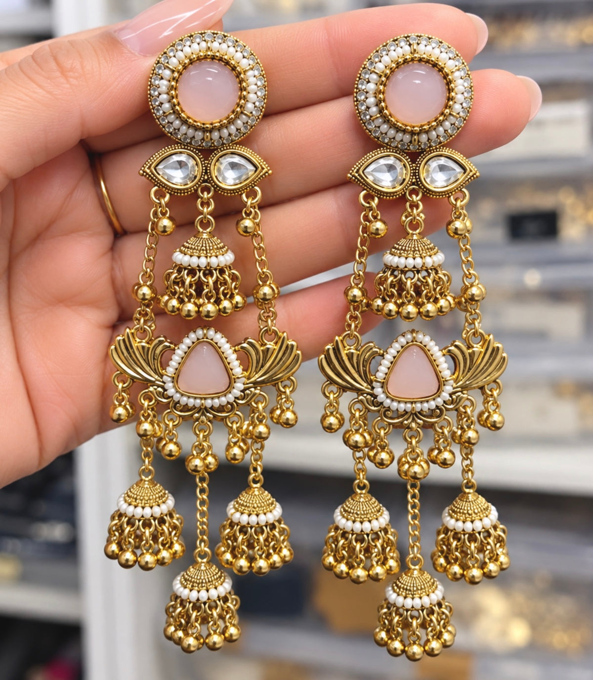 Ashi Kashmiri Style Earrings