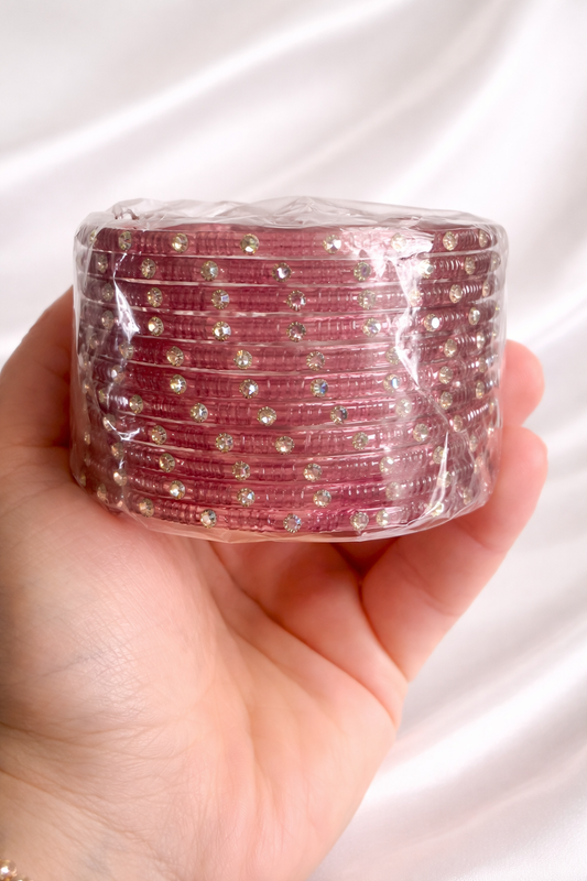 Sophia Glass Bangle Set