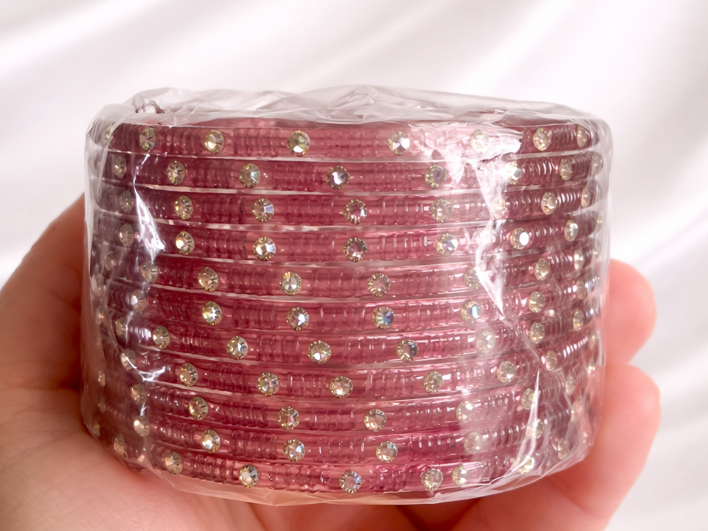 Sophia Glass Bangle Set