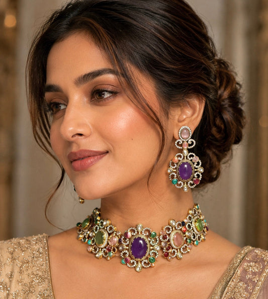 Nora Sabyasachi Inspired Choker Set