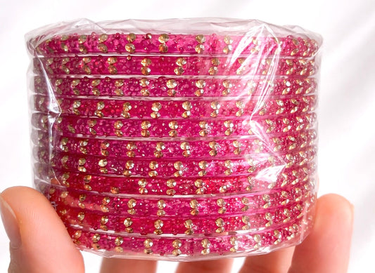 Sophia Glass Bangle Set