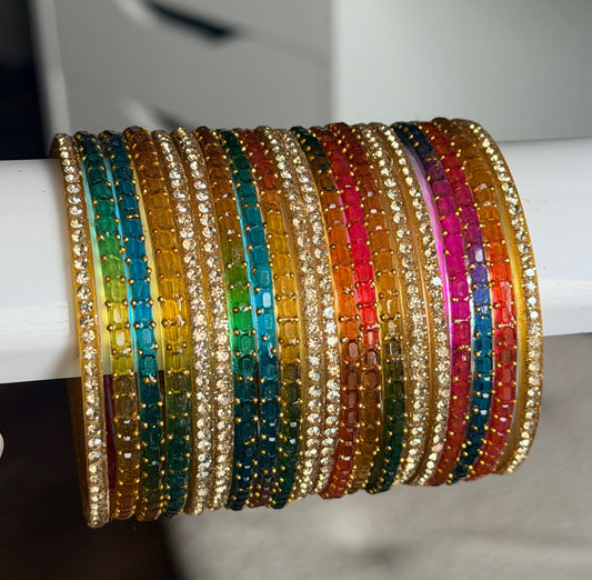 Asmita Glass Bangle Set
