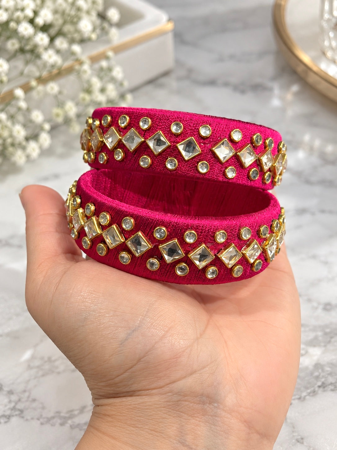 Rita Threadwork Bangle Set of Two