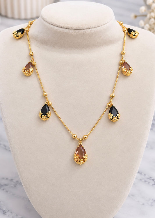 Khushi Gold Plated Anti Tarnish Pendant Chain