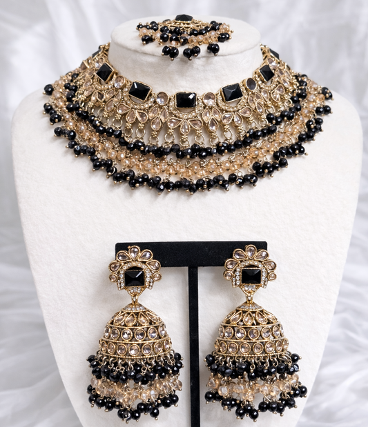 Priti Necklace Set with Jhumki