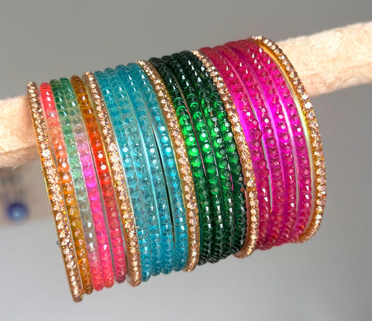 Laila Glass Bangle Set