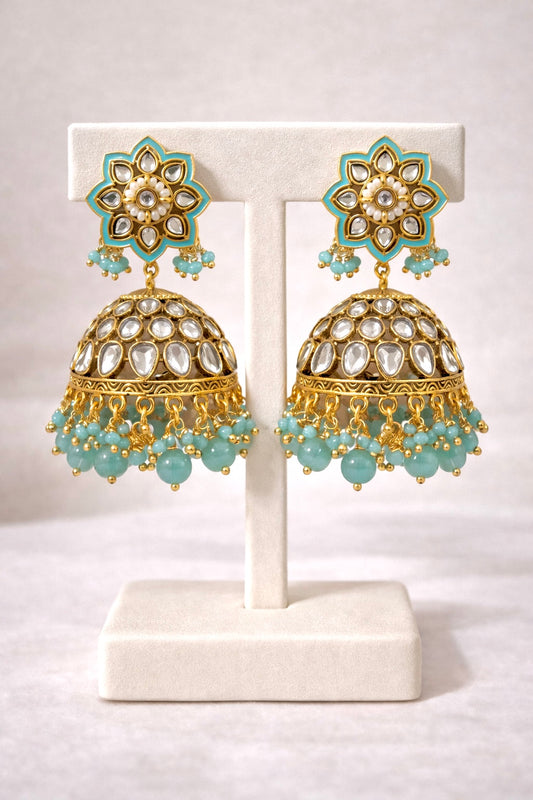 Aarohi Meenakari Jhumkis