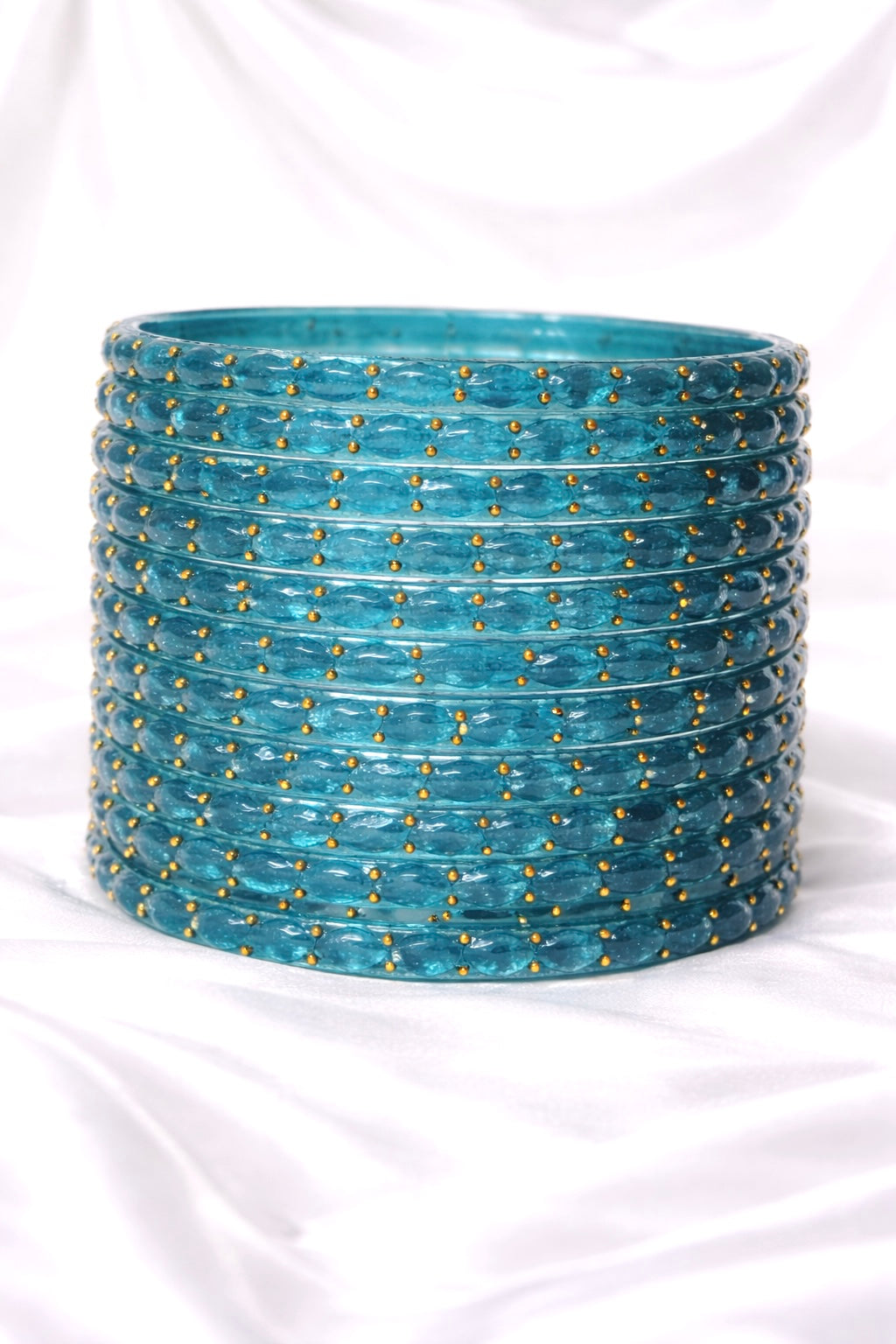 Raina Raindrop Glass Bangles