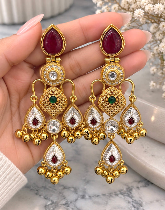 Roshini Kashmiri Earrings