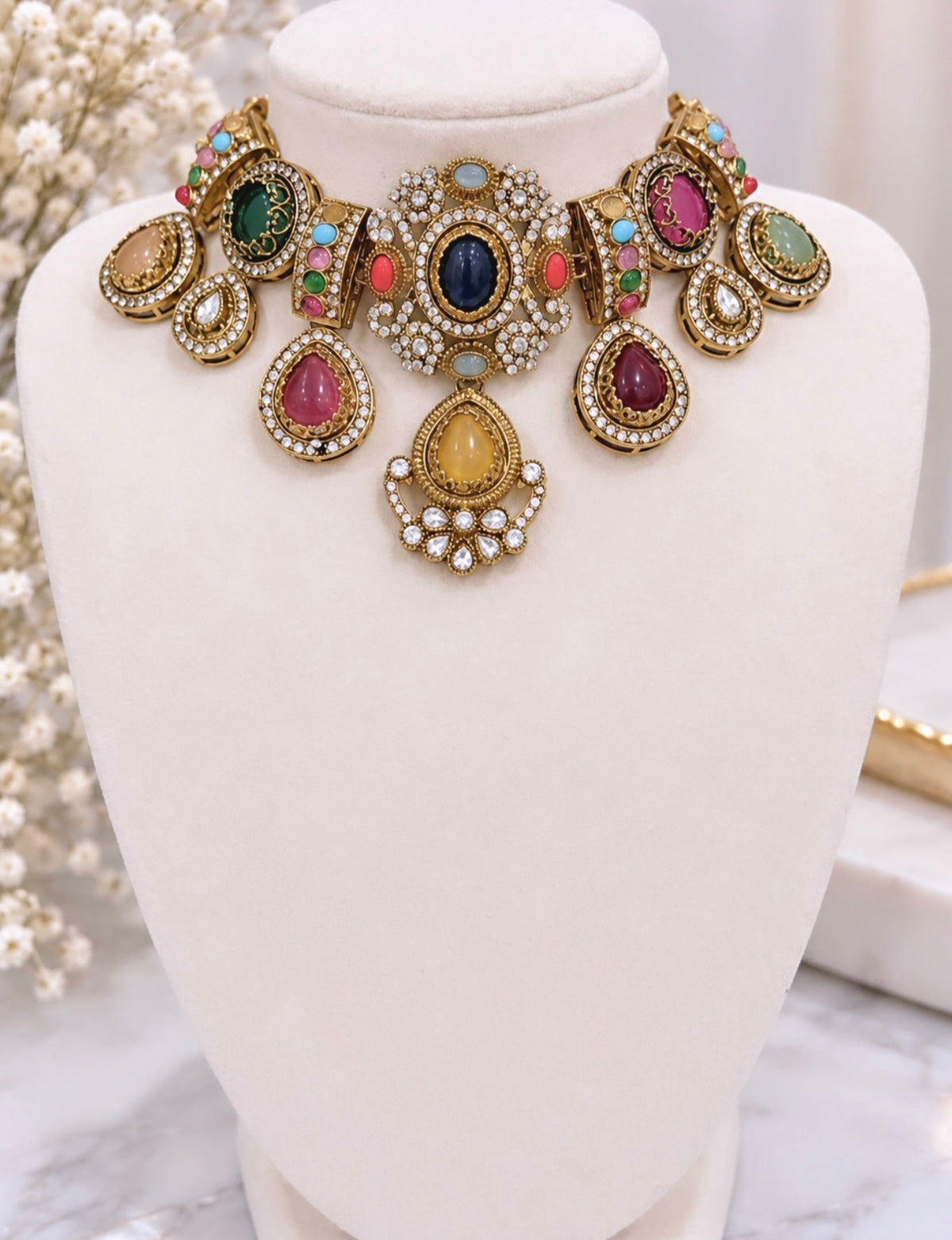 Jaanvi Sabya Inspired Necklace Set
