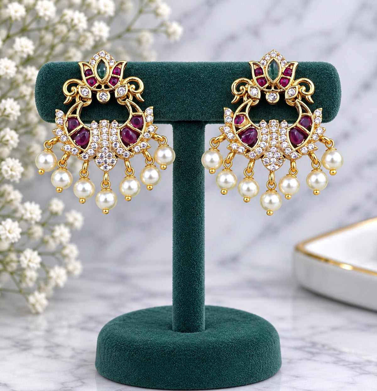 Jadau Stud Earrings