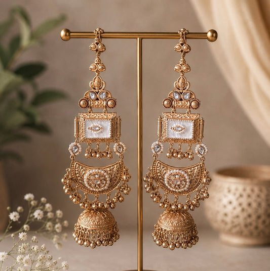 Saanjh Premium Kashmiri Earrings